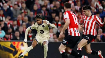 برشلونة يتجاوز عقبة أتلتيك بلباو بهدف لامين يامال في الدوري الإسباني